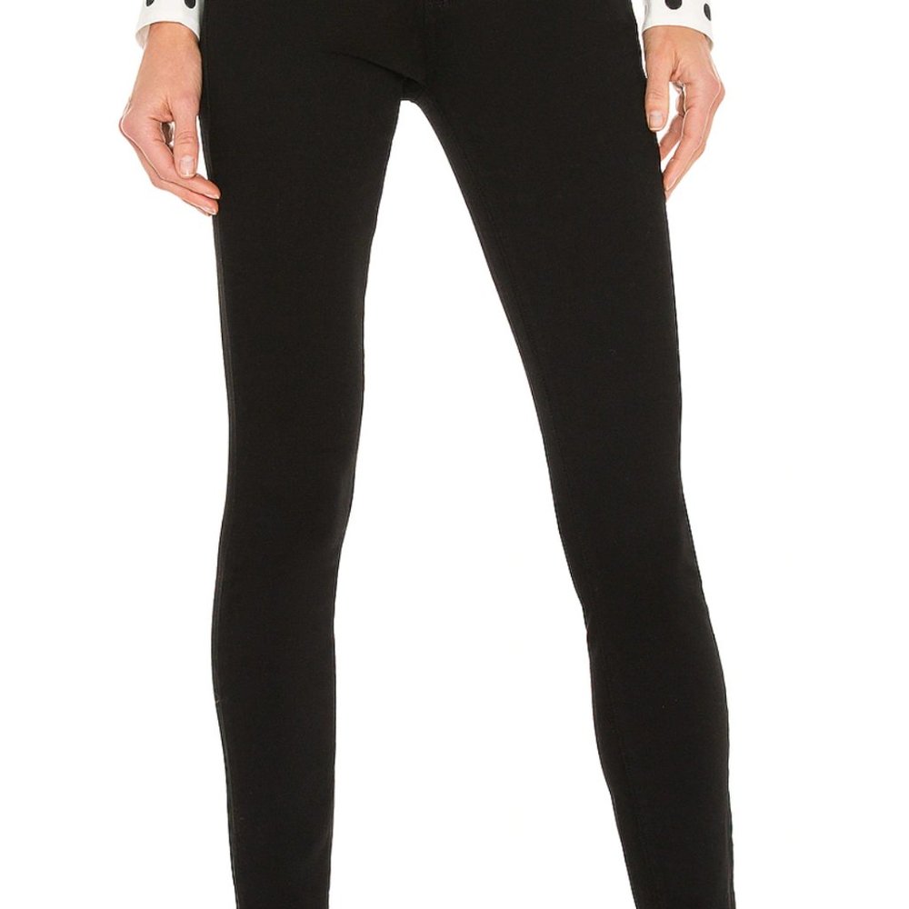Paige Verdugo Black Ankle Skinny Jeans, size 25